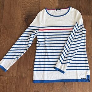 Saint James L'Atelier Cotton Striped Sweater